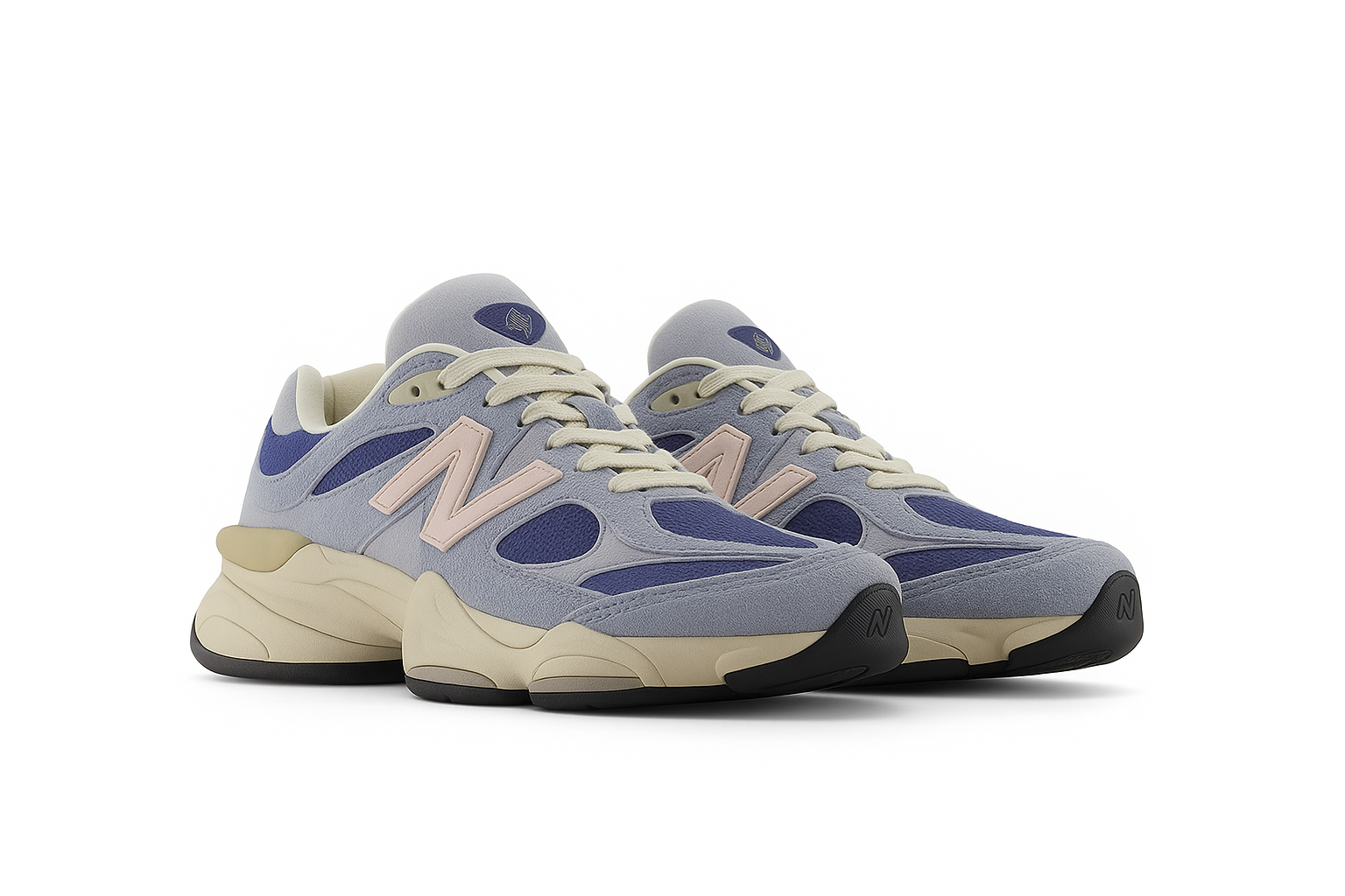 New Balance 9060 Light Arctic Grey Vintage Indigo Pink Granite