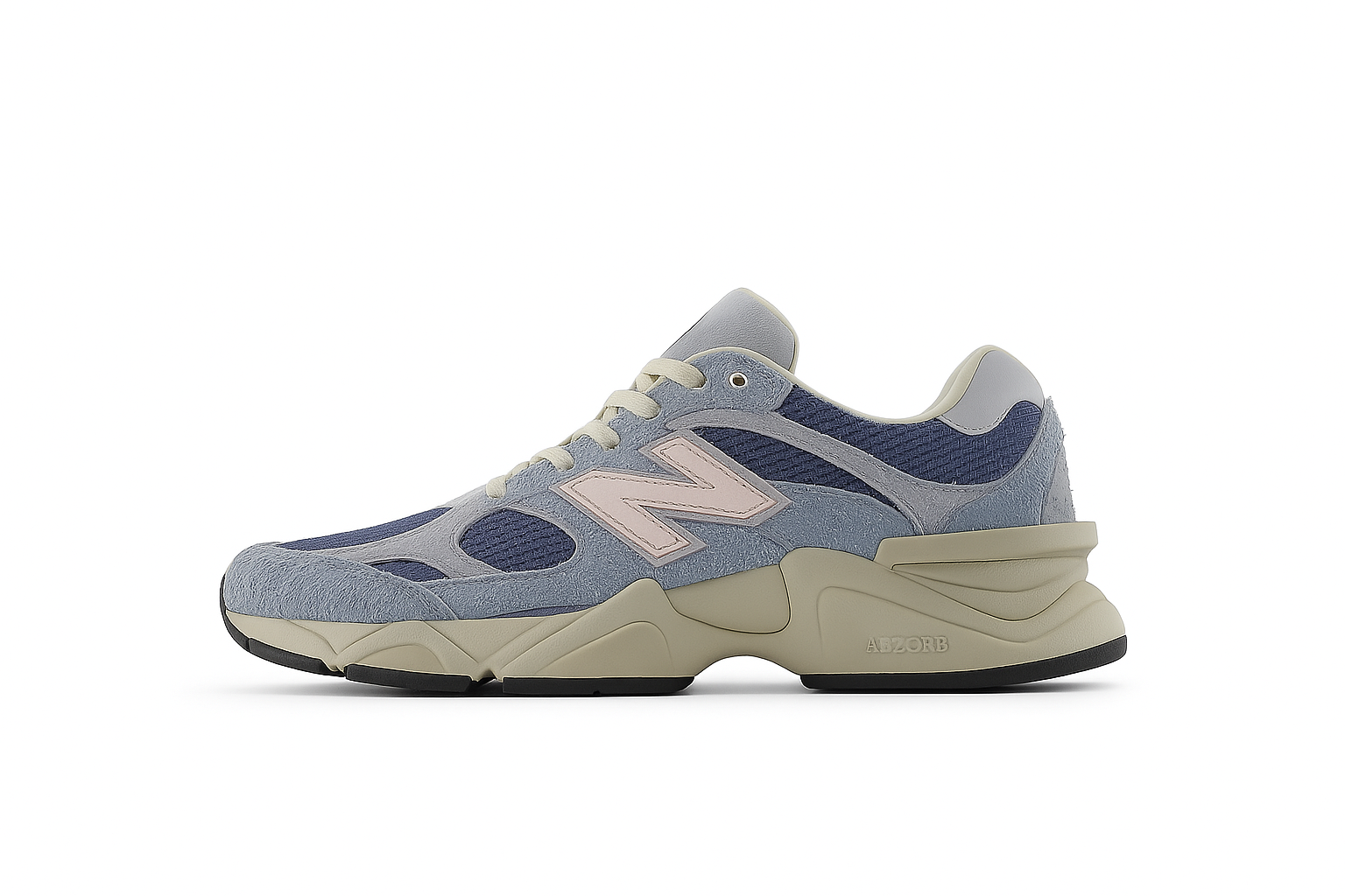 New Balance 9060 Light Arctic Grey Vintage Indigo Pink Granite