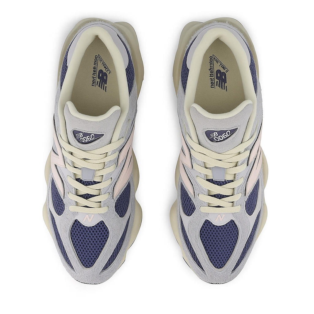 New Balance 9060 Light Arctic Grey Vintage Indigo Pink Granite